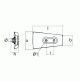 Plate For Stern Volvo Penta - original part number: 3588746 - 00733AL - Tecnoseal